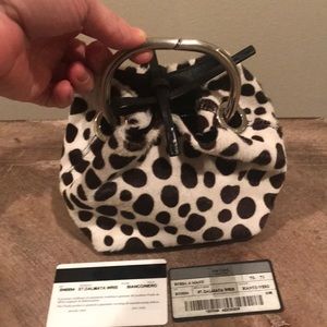 Prada RARE St. Dalmata Wrist Evening Bag BN0894